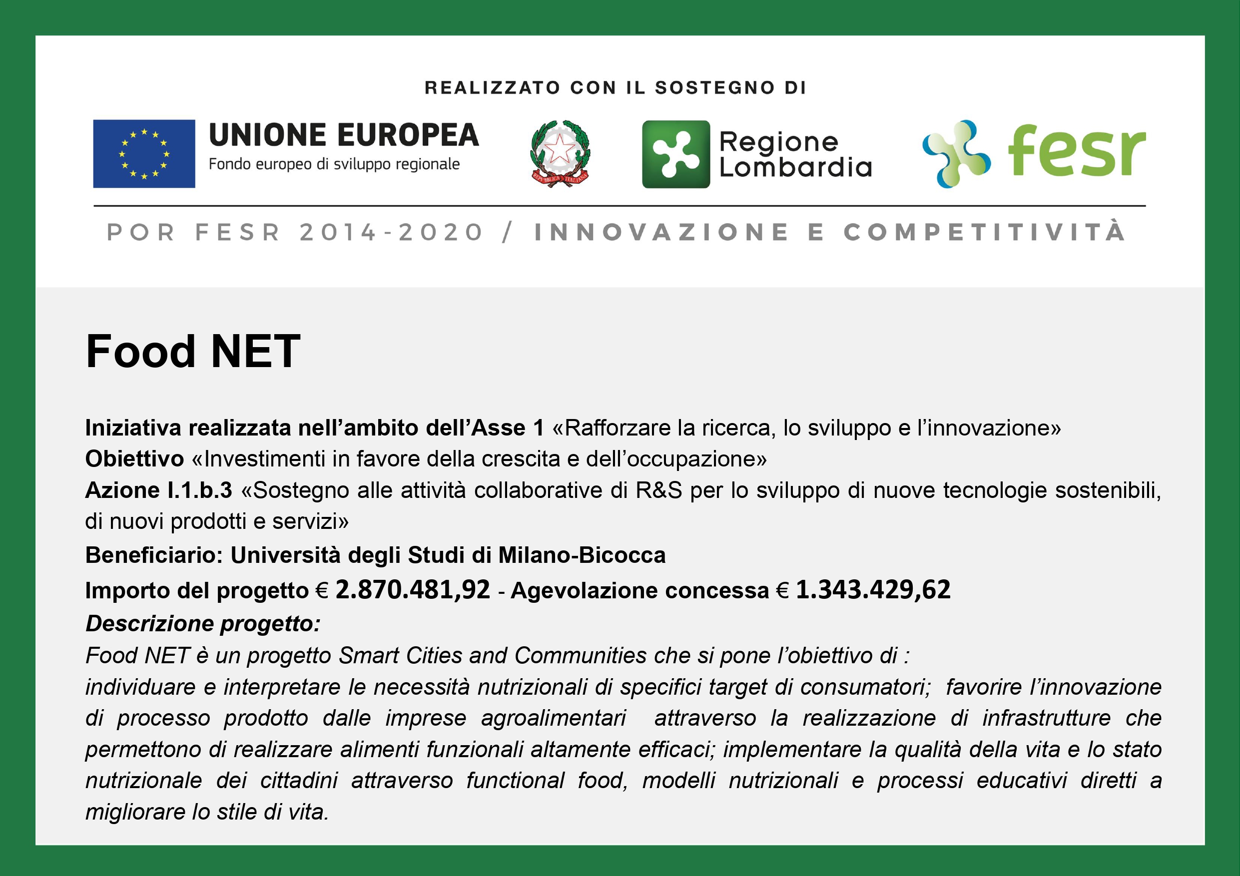 Food Social Sensor Network (Food NET) Food Social Sensor Network (Food NET)