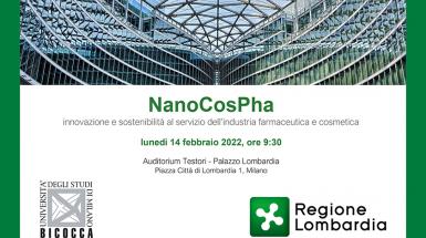 NanoCosPha - Lombardia UNIMIB BtBs - industria farmaceutica e cosmetica NanoCosPha - Lombardia UNIMIB BtBs - industria farmaceutica e cosmetica