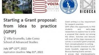 Starting a Grant proposal