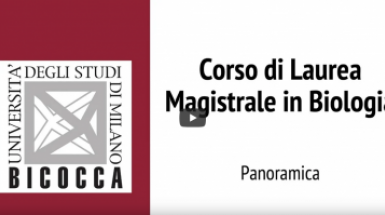 video panoramica magistrale biologia