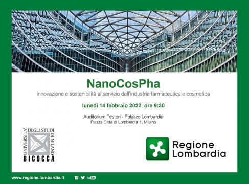 NanoCosPha - Lombardia UNIMIB BtBs - industria farmaceutica e cosmetica NanoCosPha - Lombardia UNIMIB BtBs - industria farmaceutica e cosmetica